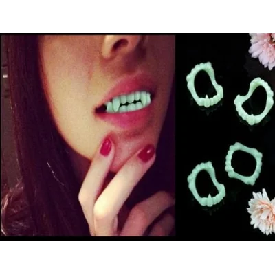 BUĞZ Drakula Vampir Dişi - Beyaz