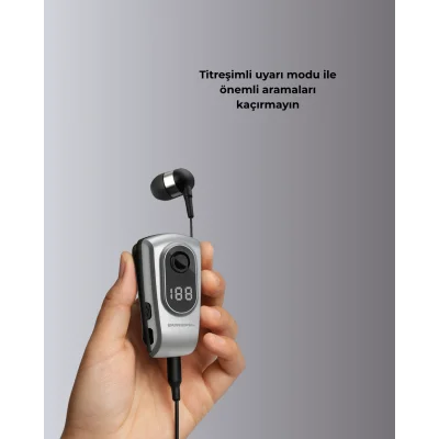 BUĞZ DSF 220 Kablosuz Klipsli Bluetooth Kulaklık - Lisinya