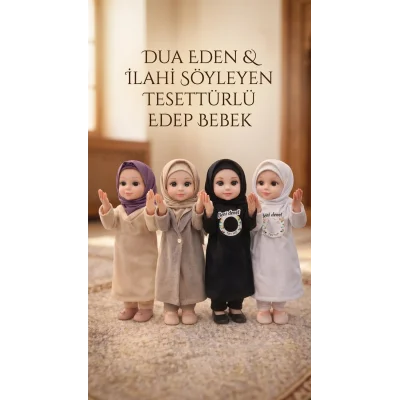 BUĞZ Dua Eden Tesettürlü Et Bebek: Ramazan ve İlahiler İçin