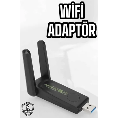  Dual Band Wifi Alıcı Adaptör USB 3.0 Destekli