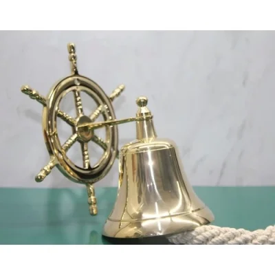  Dümenli Pirinç Duvara Asmalı Çan