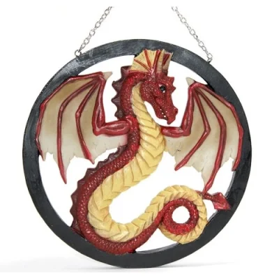  Duvara Asmalı Polyester Dragon Pano