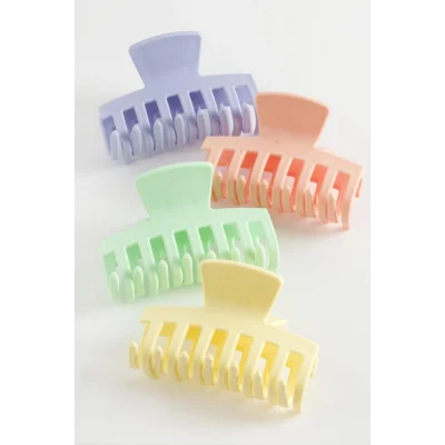 BUĞZ Düz Renkli Mandal Toka 6 cm