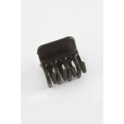 BUĞZ Düz Siyah Renkli Mandal Toka 4 cm