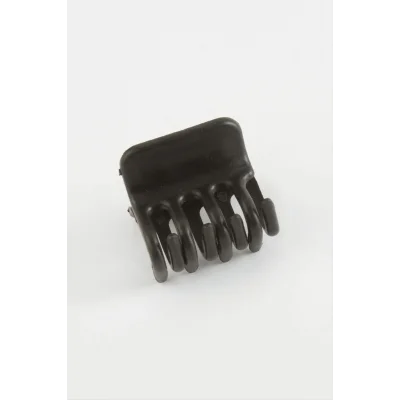  Düz Siyah Renkli Mandal Toka 4 cm