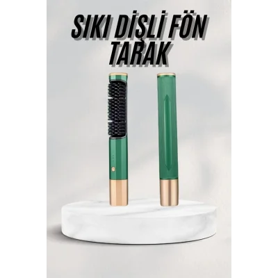 BUĞZ Düzleştirici Fırça Saç Düzleştirici Arada Fön Tarak Taşınabilir - Lisinya