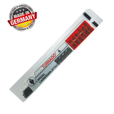 BUĞZ Eco Lounge Eberle Tornado Yuvarlak Ahşap Kıl Testere Ağzı No:3 - 12 Adet