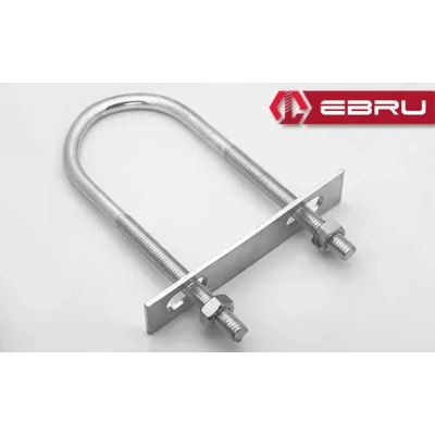 BUĞZ Eco Lounge Ebru U Civata, Karşılık Demiri + Somunlu - M10x60 - 20 Set