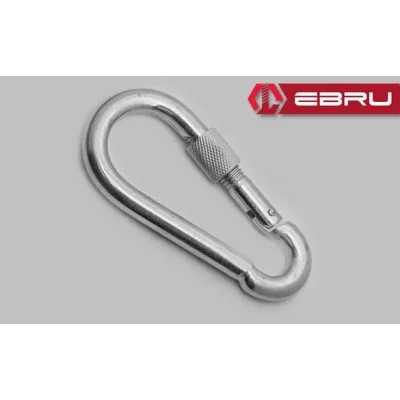 BUĞZ Eco Lounge Ebru Vidalı Karabina, Kanca, Çengel 6mm - 50 Adet