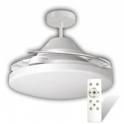 BUĞZ Eco Lounge CATA CT 1156 Dolunay 72W Fanlı Kumandalı Led Ampul 3 Renk