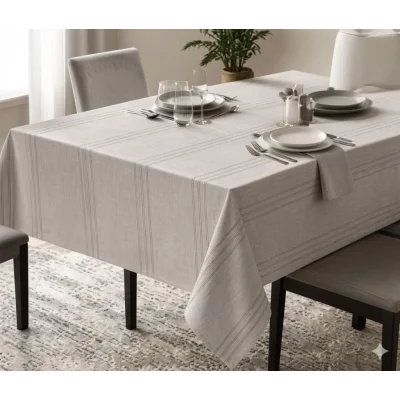 BUĞZ -- Dertsiz Masa Örtüsü 160x220 Taş Rengi
