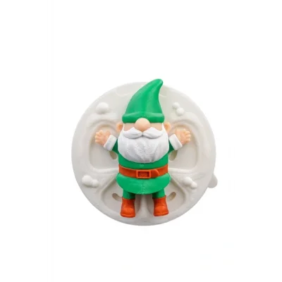 BUĞZ Eco Lounge Hareketli Yılbaşı Cücesi – Oynar Kollu Ayaklı Kar Süsü 3D Baskı