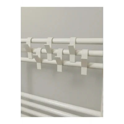 BUĞZ Eco Lounge Havlupan Askısı 6lı Set – Kaydırmaz Pratik Banyo Havlu Askılığı 10 cm