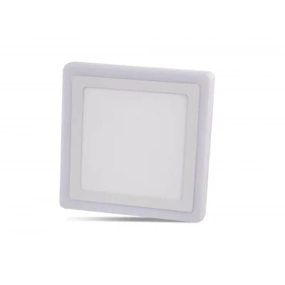 BUĞZ Eco Lounge NOAS YL15 1800 R Sıva Üstü Kare 18+6W Fonksiyonlu Led Spot 6500K Beyaz+Mavi