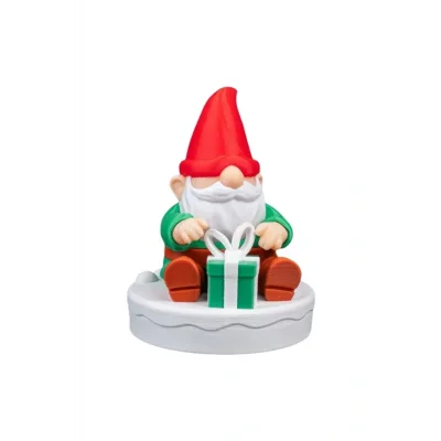 BUĞZ Eco Lounge Noel Cüce Figürü 8 cm – Hediye Kutulu Masaüstü Dekor 3D Baskı