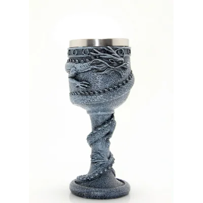 BUĞZ Ejderha Tasarımlı Paslanmaz Çelik Kadeh Bardak Model 1