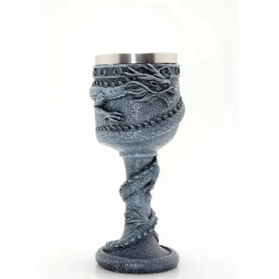  Ejderha Tasarımlı Paslanmaz Çelik Kadeh Bardak Model 1