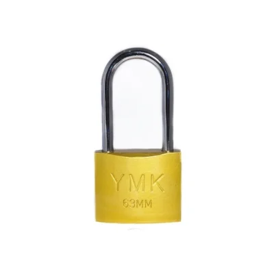 BUĞZ Eko Sarı Boyalı Uzun Kancalı Asma Kilit 63mm