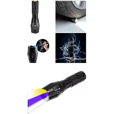 BUĞZ El Feneri Beyaz Sarı Ve Mor Renk Aydınlatma Q5 Led