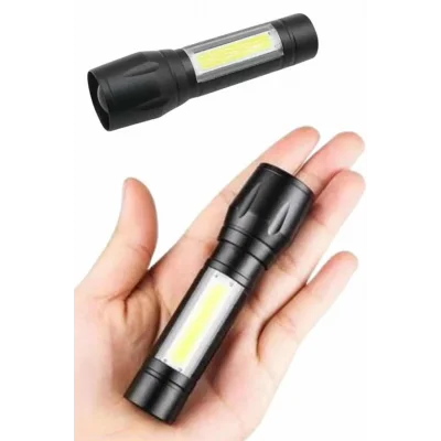 BUĞZ EL Feneri Uzun Menzilli Usb Şarj Edilebilir Kamp Lambası