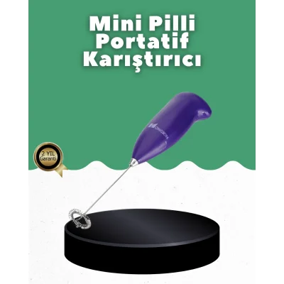 BUĞZ El Tipi Pratik Mikser – Kahve, Süt, Bebek Maması ve Yumurta Çırpıcı