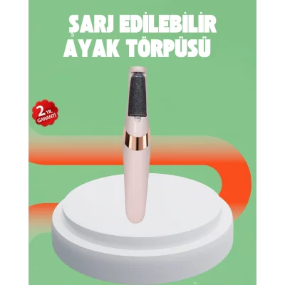 BUĞZ Elektrikli Ayak Törpüsü USB Şarjlı Nasır ve Kallus Giderici