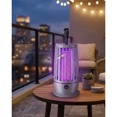 BUĞZ Elektrikli Böcek Öldürücü UV Işıklı Gece Lambası Sessiz Çalışan Geniş Alan Etkili