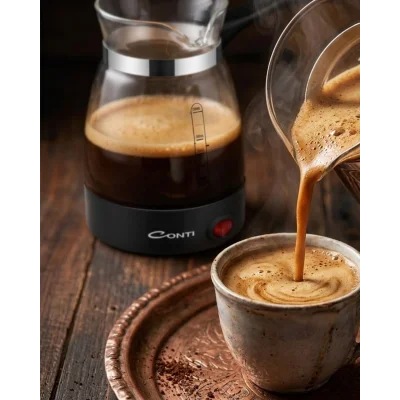 BUĞZ Elektrikli Cam Türk Kahvesi Makinesi 0.5 Litre 650W Kahve Yapma Makinesi