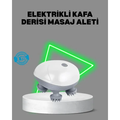 BUĞZ Elektrikli Kafa Derisi Masaj Aleti Islak ve Kuru Kullanım