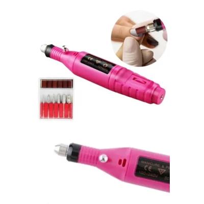  Elektrikli Profesyonel Manikür Pedikür Seti Değiştirilebilir Başlık Seçeneği