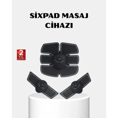 BUĞZ EMS Vücut Geliştirici Göbek ve Kol Pedli 6 Modlu Akıllı Kas Cihazı