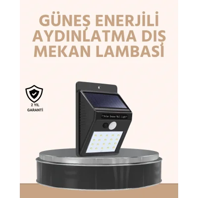 BUĞZ Enerji Tasarruflu ve Otomatik Sensörlü LED Güneş Işığı – Dış Mekan Uyumlu