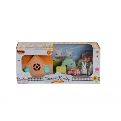 BUĞZ ENF-39190 SEVİMLİ TAVŞANLAR VE KAYDIRAKLI EVİ