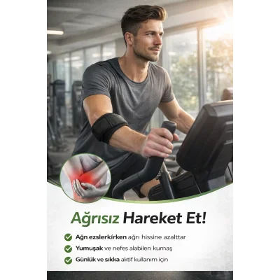BUĞZ Epikondilit Bandajı – Tenisçi & Golfçü Dirseği İçin Ayarlanabilir Destek