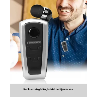 BUĞZ Ergonomik Tasarımlı Fineblue F910 Titreşimli Bluetooth Kulaklık - BUĞZ