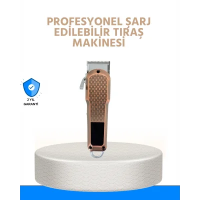 BUĞZ Erkek Bakım Makinesi – LCD Ekranlı 7000RPM Şarjlı Saç ve Sakal Kesme Cihazı