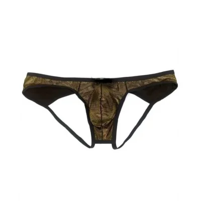 BUĞZ Erkek Gold Metalik Jockstrap İç Giyim