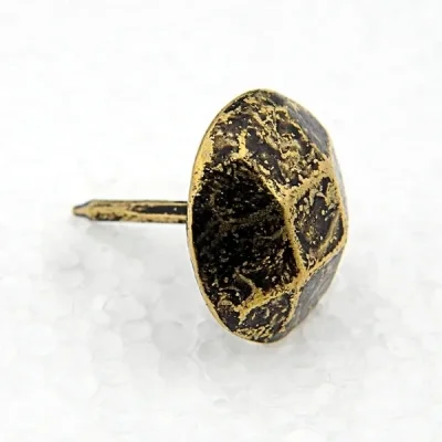 BUĞZ - Eskitme Antik Beşgen Kabara / Raptiye 18 Mm 20