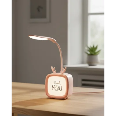 BUĞZ Esnek Gövdeli LED Masa Lambası Taşınabilir Gece Aydınlatması