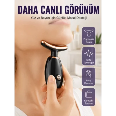 BUĞZ Ev Tipi Profesyonel Cilt Bakım Masaj Cihazı Yeni Nesil