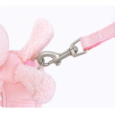 BUĞZ Evcil Hayvan Peluş Ayıcıklı Göğüs Gezdirme Tasması Set