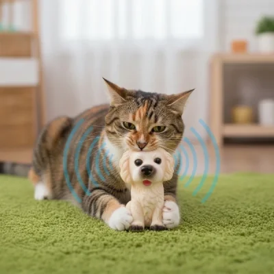 BUĞZ Evcil Hayvan Sesli Köpek Şeklinde Plastik Oyuncak