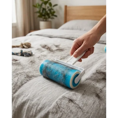 BUĞZ Evcil Hayvan Tüy Toplama Rulosu Kıyafet Koltuk Halı Temizleme Yıkanabilir Roller