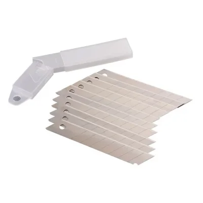 BUĞZ Extra Falçata - Maket Bıçağı Ağzı - Yedeği İnce 9mm - 100 Adet