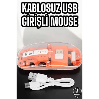 BUĞZ Fare Mouse Çift Modlu Kablosuz Bağlantılı 2.4GHz Destekli - BUĞZ