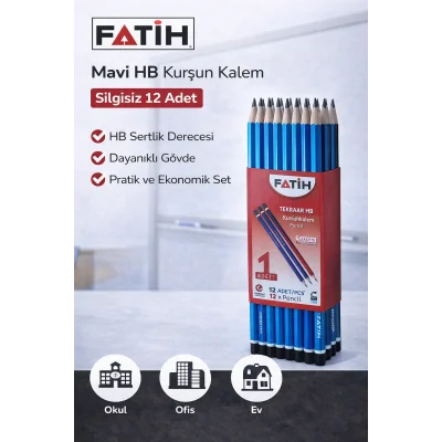 BUĞZ Fatih Mercanlı 12010 HB Kurşun Kalem 12 Adet