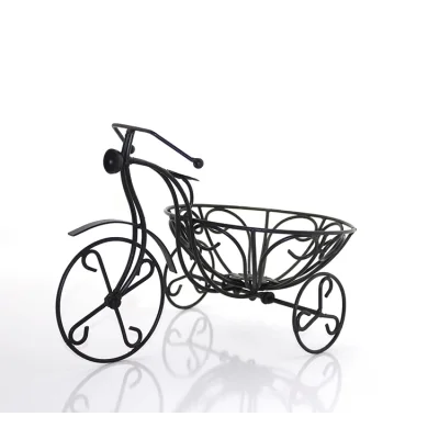 BUĞZ Ferforje Dekoratif Bisiklet Çiçeklik St00077