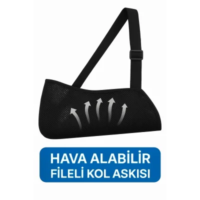 BUĞZ Fileli Hava Alan Ortopedik Kol Askısı Ayarlanabilir Kol Sabitleyici Destek Aparatı