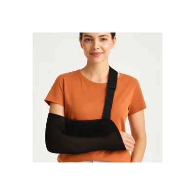  Fileli Ortopedik Kol Askısı Ayarlanabilir Hava Alan Kırık Çıkık İncinme için Kol Sabitleyici Destek