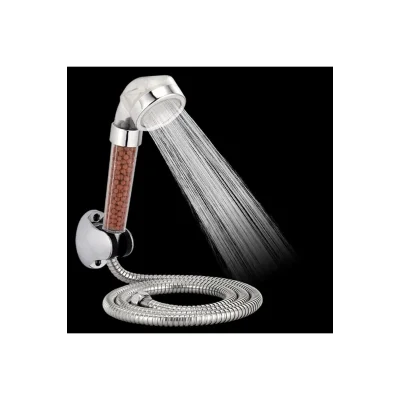 BUĞZ Filtreli Ve Su Tasarruflu Arıtmalı Duş Başlığı Seti Boncuklu Başlık Hortum Ve Mafsal Set ( BUĞZ )